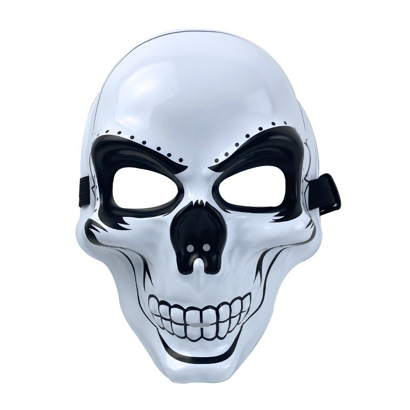 White Skull Mask Led Mask Luminous