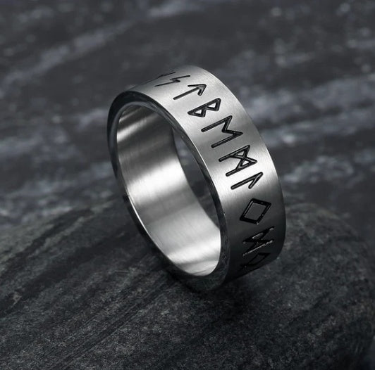 Korean Fashion Titanium Steel Rotatable Ring