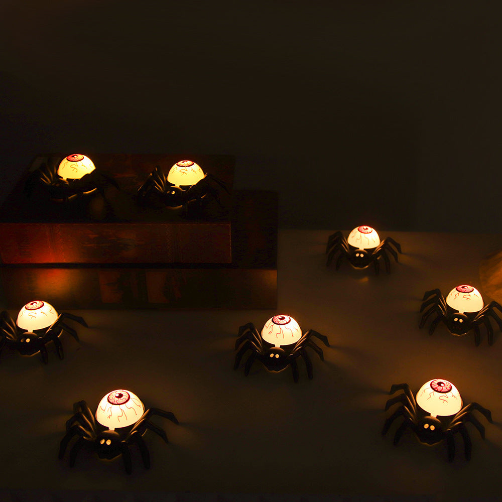 Halloween Spider Back Eye Beads Party Atmosphere Decorative Lights