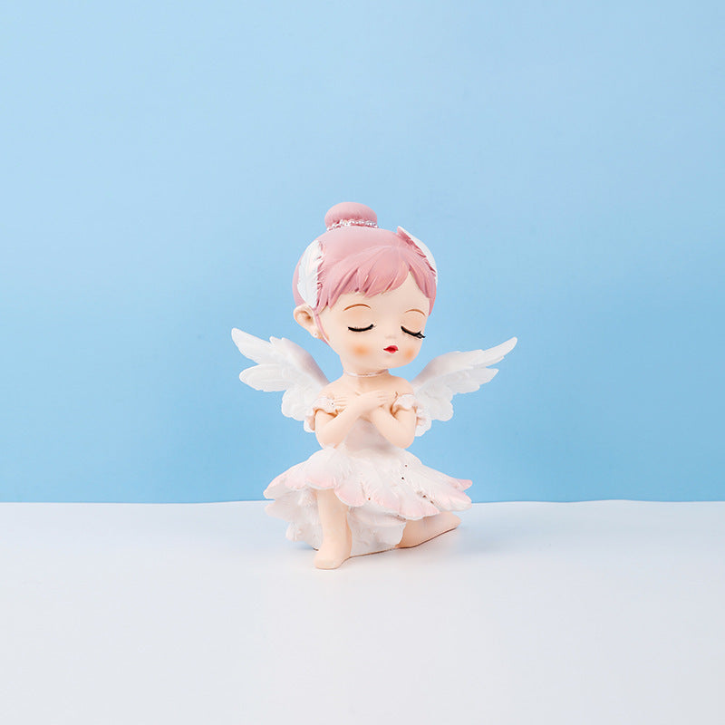 Ballerina Girl Home Decor Piece Cake Decoration